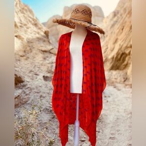 Festival/beach/pool kimono in Elephant print.